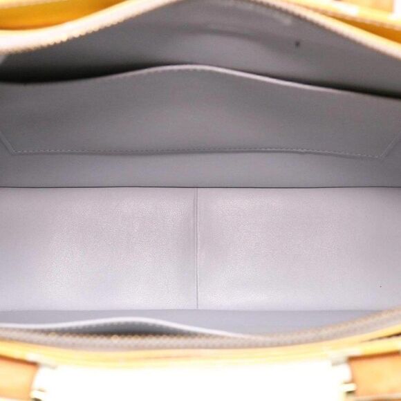 LOUIS VUITTON Monogram Vernis Columbus Tote Bag Yellow - Picture 11 of 15